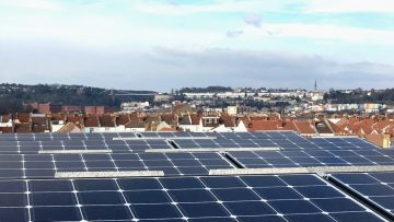 Solar panel installation